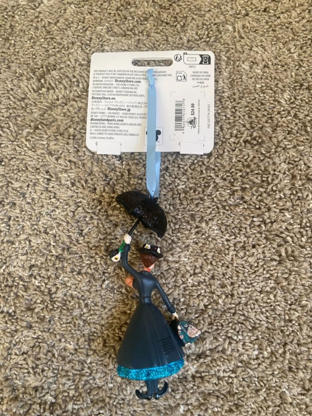 Disney Store Mary Poppins Ornament - New - Picture 4 of 9